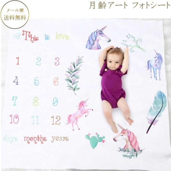 お昼寝アートフォトシート ファンタジー 月齢フォト バースデーフォト 赤ちゃん 写真撮影 記念 プレ...