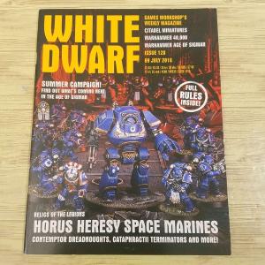 ゲーム雑誌[週刊ホワイトドワーフ 128号 WHITE DWARF 2016.7.9] ゲームズワークショップ ウォーハンマー ミニチュアゲーム｜funfunhomes