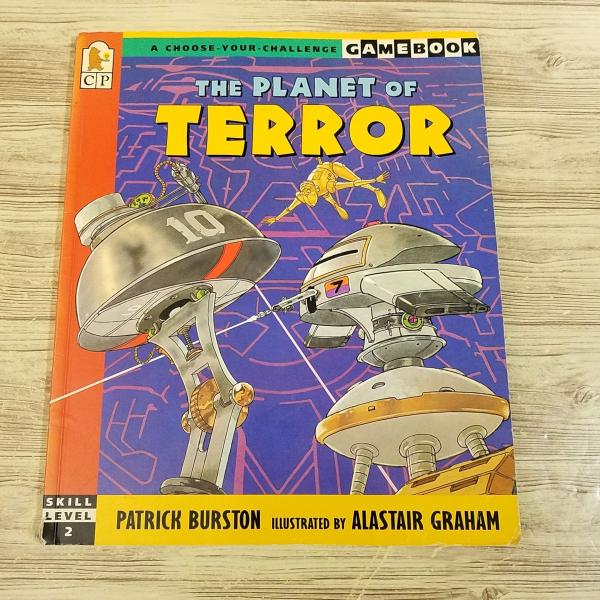 ゲームブック[THE PLANET OF TERROR(傷みあり)] 児童書 洋書 外国語絵本 迷路