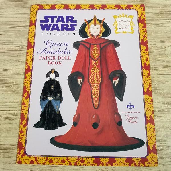 紙工作[スター・ウォーズ エピソードI ファントム・メナス アミダラ女王 ペーパードール・ブック Q...