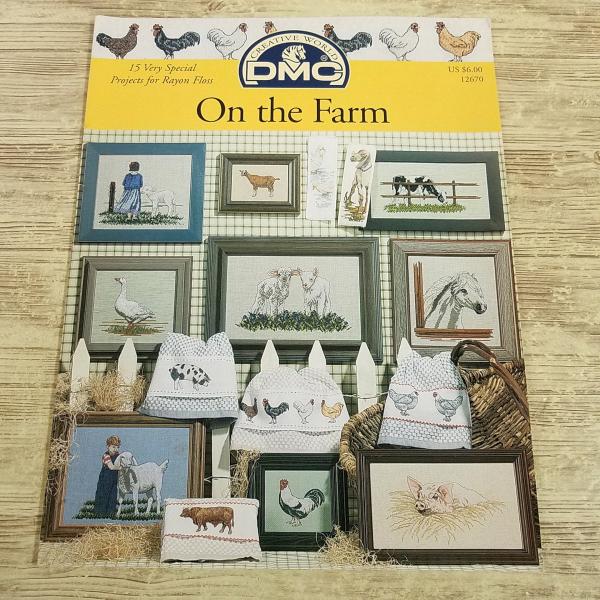 手芸系[DMC 農場のクロスステッチ図案集 CREATIVE WORLD DMC On the Fa...