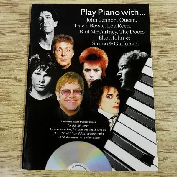 楽譜[ピアノ弾き語り Play Piano with...(CD付き)] 8曲 輸入楽譜 ジョン・レ...