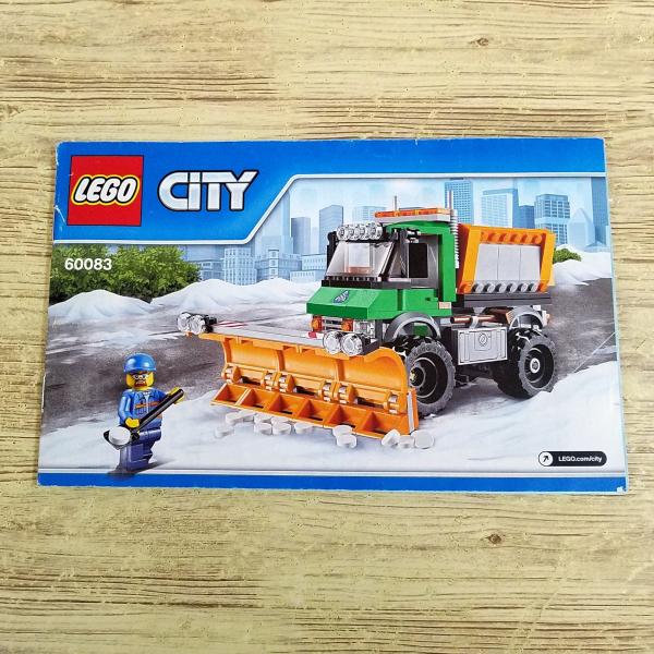 ブロック関連[LEOG CITY 60083 除雪車のLEGO公式組み立て説明書] 説明書のみ レゴ...