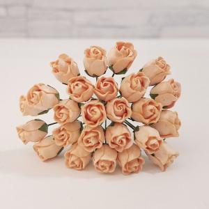 造花[ミニ・ペーパーフラワー バラのぷっくりつぼみ（白 #152） 直径約