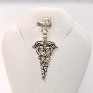 シルバーアクセ[シルバー925 ペンダント・トップ フェアリー 26mm×18mm