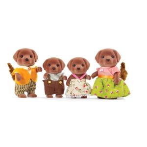 カリコクリッターズ 1454 Calico Critters CC1454 Chocolate Labrador Family Doll Set 並行輸入品｜funks-store