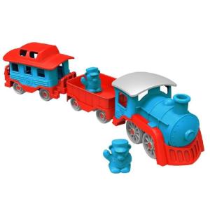 グリーントイズ リサイクリング トラック Green Toys Train, Blue/Red 並行輸入品｜funks-store