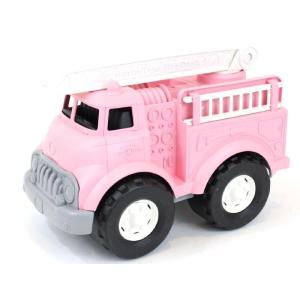 グリーントイズ ファイア トラック ビークル トイ ピンク Green Toys Fire Truck Vehicle Toy, Pink 並行輸入品｜funks-store