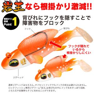 根がかり激減 岩王 ロックフィッシュ 爆釣 ジ...の詳細画像3