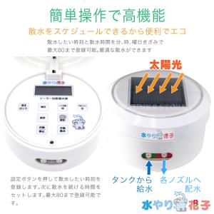 ソーラー自動灌水器 水やり花子 電源 水道 不...の詳細画像3