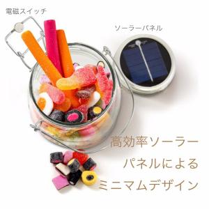 ソーラー LED 光る メイソンジャー 瓶型 ...の詳細画像2