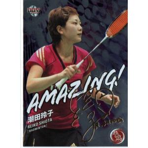 19BBMスポーツトレーディングカード平成 潮田玲子 AMAZING! 金箔サイン
