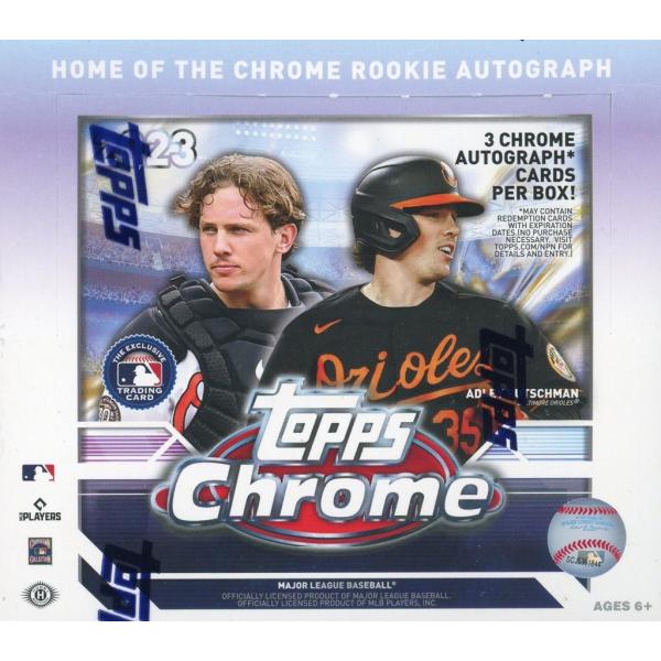 MLB 2023 TOPPS CHROME BASEBALL JUMBO シュリンク付き未開封ボック...