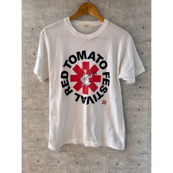 EDIFICE エディフィス「RED TOMATO FESTIVAL」Tee ホワイト メンズ レデ...