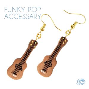 シルバーピアス スタッドピアス ギター アコースティックギター 楽器