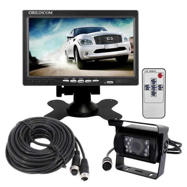 SHARP CCDレンズ 24V対応 トラック バス 重機 バックカメラシステム モニター解像度アッ...