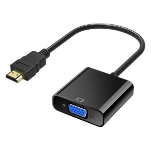 HDMI TO VGA 変換アダプター 音声出力付き HDMIVGA信号変換機 VGAコンバーター 変換アダプタ 1080P対応 HDMI信号をVGA出力信号に変換 HDMITOVGA｜funlife