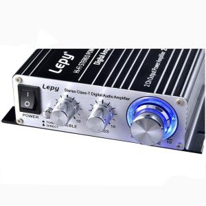 最新 LEPY デジタルアンプ LP-2024A + Tripath TAA2008ブラック（black）LP-2024A+