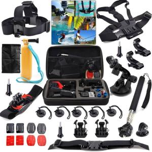 GoProアクセサリーホルダーセット 収納キャリー チェストストラップ Chest Strap for GoPro Hero 1 2 3 3+ gopro13set｜funlife