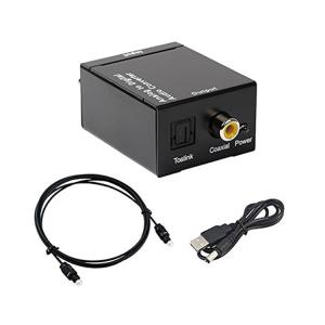 オーディオ変換機 アナログ音声RCA（R/L）から光デジタル(Toslink