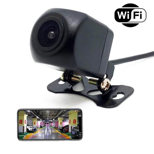 スマホ連動WI-Fiバックカメラ Wi-Fi内蔵 ワイヤレス 720P iOS/Android対応 ...