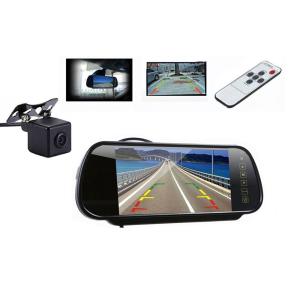 7インチ大画面ルームミラーモニター+バックカメ...の詳細画像1