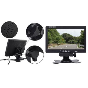 7インチ汎用車載モニター+暗視LED付き小型バ...の詳細画像1