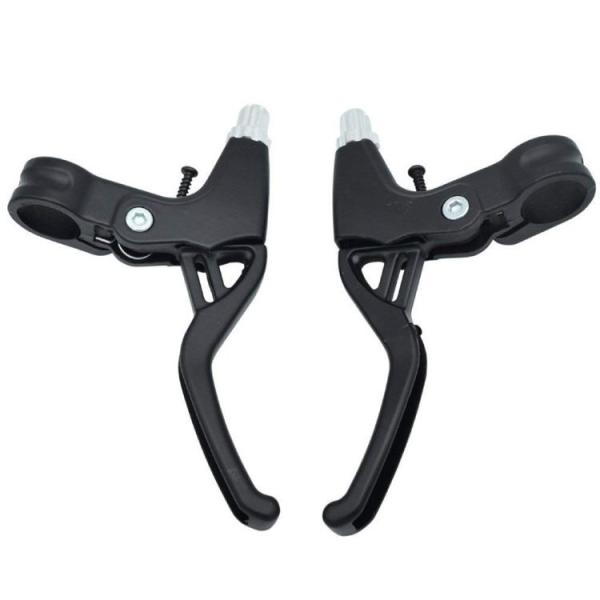自転車用ブレーキレバー 左右セット 軽量アルミ合金製 耐久性抜群 高効率エルゴノミック形状 マウンテ...