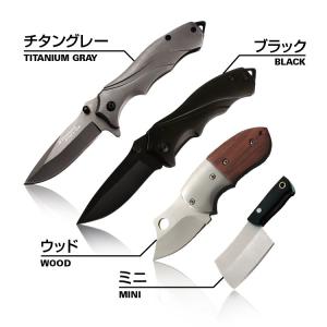アウトドア 折り畳みナイフ フォールディングナ...の詳細画像1