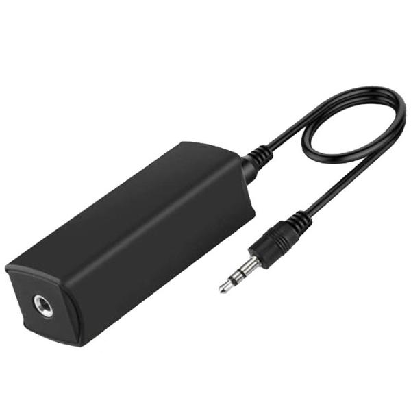 グランドループアイソレーター  ノイズ除去 3.5mmオーディオジャック対応 オーディオケーブル付き...