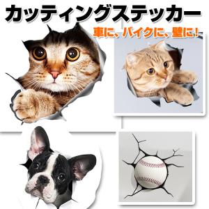 3D感のカーステッカー カッティング/ウォールステッカー