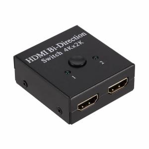 HDMIセレクター 1入力2出力 2入力1出力 双方向スイッチャー 4K/3D/1080P対応 ワンタッチ切替え 電源不要 HDCP1.2対応 HDMI切替器 分配器 HDMISPT21｜funlife