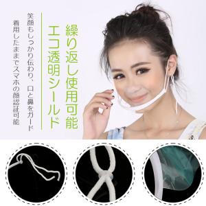 マスケットマスク5枚セット 防塵飛沫対策  水洗い可 繰り返し利用可 ブレスシールド 鼻と口をガード 軽量 簡単装着 透明マスク クリア 厨房 接客 医療 CMKB801S5