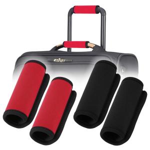 ラゲッジハンドルカバー 2個セット 軽量ネオプレン製 持ち手カバー 各種バッグ・スーツケース用 重量感の軽減 滑り止め 着脱簡単  ハンドルラップ SGC1511S2｜funlife