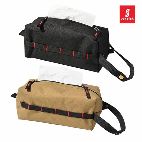 SUNDICK ティッシュボックス アウトドア キャンプ ピクニック 登山 生活防水 吊り下げ可能 ...