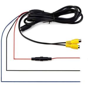 車載モニター専用配線 Mini DIN 6PIN端子 RCA端子2個搭載 映像入力2