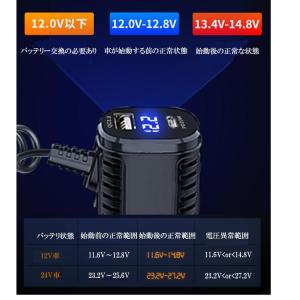 PD充電対応 4in1シガー充電器 電圧表示 ...の詳細画像3