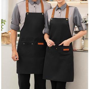 防水エプロン 撥水 前掛け 肩紐長さ調節可 複...の詳細画像1