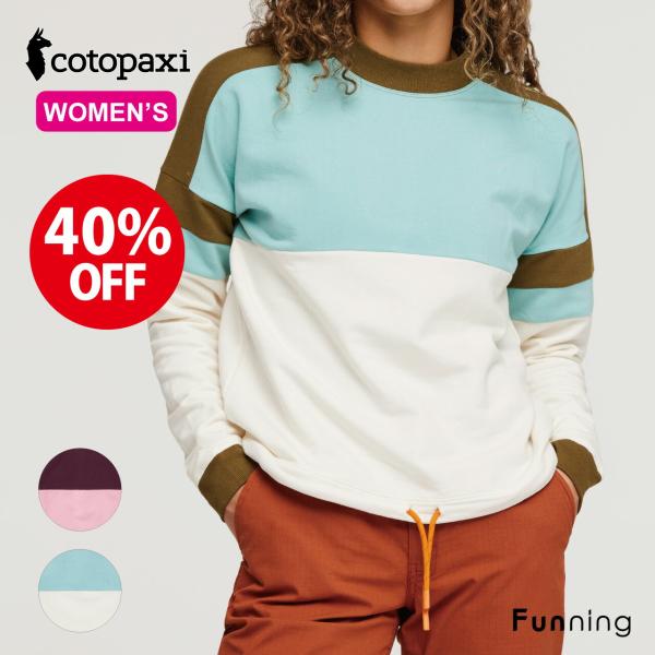 コトパクシ cotopaxi Bandera スウェットシャツ 女性 レディース 長袖 フリース ト...