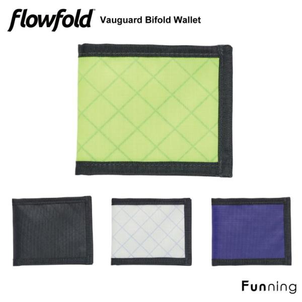Flowfold フローフォールド バンガード バイフォールド ウォレット 財布 二つ折り 薄い コ...