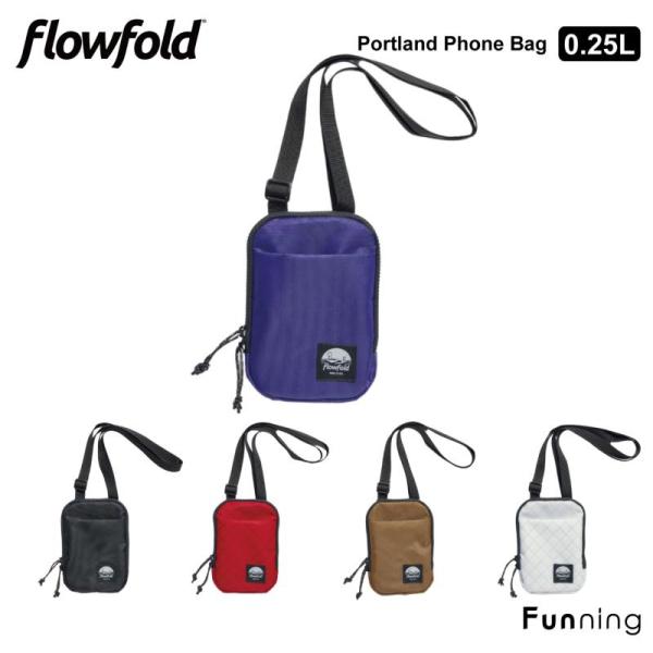 【24秋冬New】Flowfold フローフォールド ポートランド フォンバッグ 0.25L ボディ...