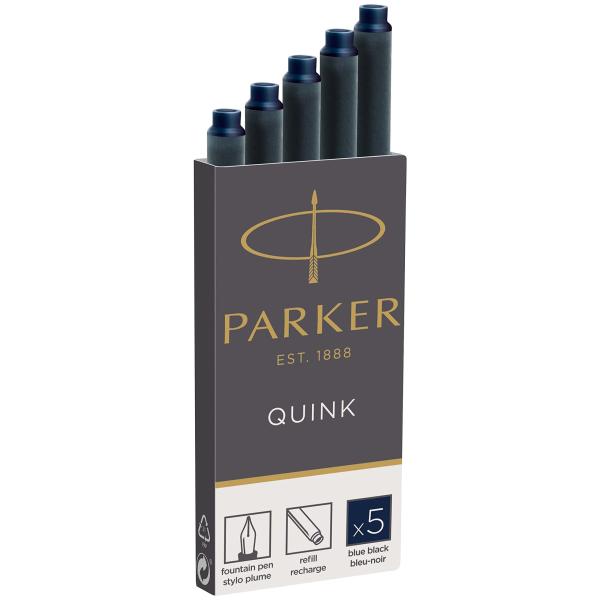 PARKER パーカー クインク カートリッジインク 5本セット ブルーブラック 水性 品 1950...