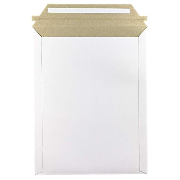 厚紙封筒ビジネスレターケース 50枚入 宅配袋超厚手約300g梱包袋A5対応業務用ホワイト郵便袋ラッ...