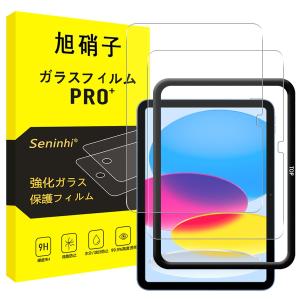 2枚セット+ガイド枠対応 iPad 第11世代 (A16) 2025 用/iPad 第10世代 2022 用 10.9インチ ガラスフィルム