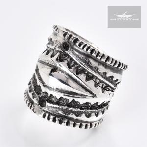 パットベドニー / Pat Bedonie リング 14K 13号 Patricia Bedonie ナバホ族 リング 14K サンバースト