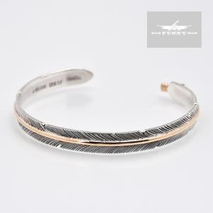 Indian Jewelry FUNNY公式ストア ナバホ族 John Nelson フェザー 12K