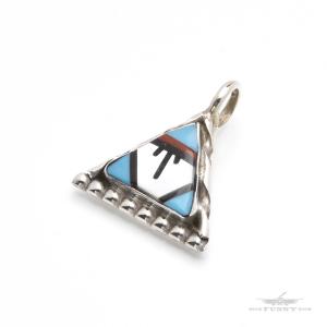 Indian Jewelry FUNNY公式ストア ズニ族 Evelyn Mahkee インレイ