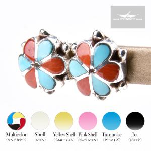 Indian Jewelry FUNNY公式ストア ナバホ族 オニキス ピアス