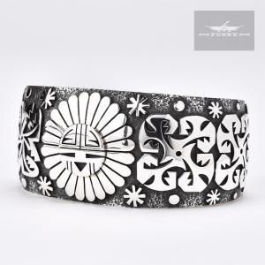 ホピ族　ジェイソンタカラ　オーバーレイ　14K バングル　インディアンジュエリー 楽天市場】INDIAN JEWELRY(インディアンジュエリー) ホピ族