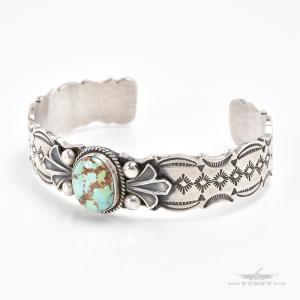 美品 ナバホ族 Alex Sanchez アレックス サンチェス バングル Indian Jewelry Bangle by Alex Sanchez | NewDeal